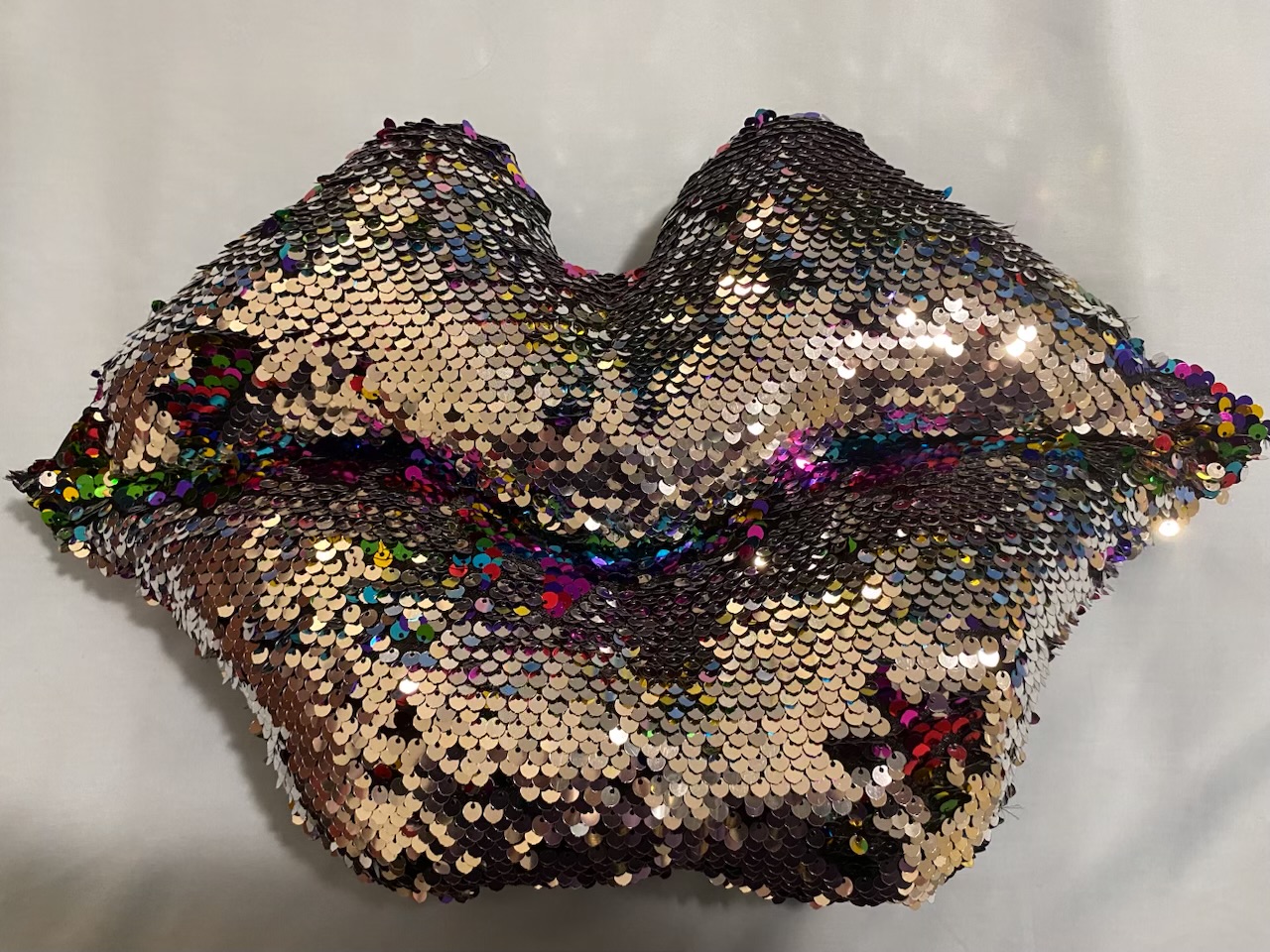 Rainbow Lips Pillow